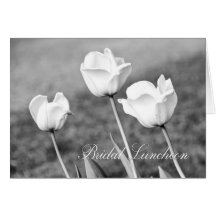 Tulips Bridal Luncheon Invitation Card