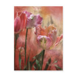 Tulips Colours Of Love Art Postcard