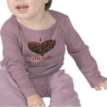 Tulips Customizable Pink Baby Long-Sleeved Shirt