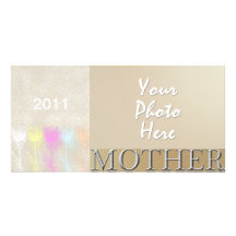 Tulips For Mother Photo Card