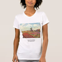 Tulips From Holland By Claude Monet Tee Shirts