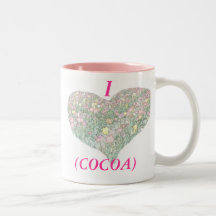 Tulips Hand Drawing Customizable Pink Mug