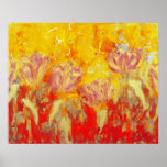 Tulips in Evening Light var.2 Print