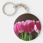 Tulips in the spring keychain
