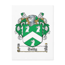 Tully Family Crest Postcard