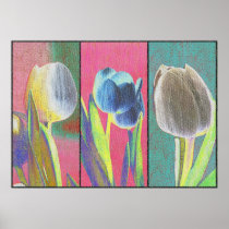 Tulpen trio plakate