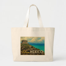 Tulum Mexico Tote Bag
