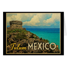 Tulum Mexique Cartes De Vœux