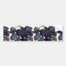 Tumble marble stones bumper stickers