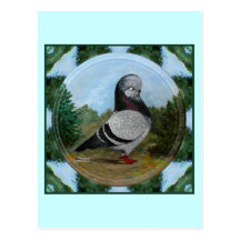 Tumbler Blue Grizzle Post Card