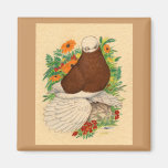 Tumbler:  Red Bald Muffed Refrigerator Magnet