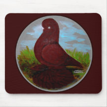 Tumbler Red Muff Mouse Pads