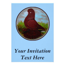 Tumbler Red Muff Personalized Invites