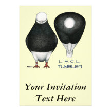 Tumbler:  Standard Black Bald Invite