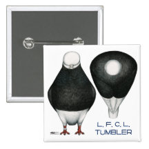 Tumbler:  Standard Black Bald Pin