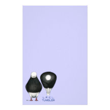 Tumbler:  Standard Black Bald Stationery Paper