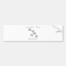 Tumblin-Dice-Rocks! Bumper Stickers