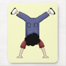 Tumbling Boy Mouse Pad