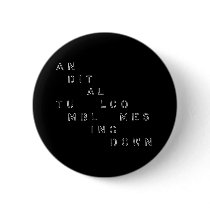 Tumbling down badge button