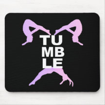 Tumbling girls mousepad