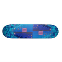Tumbling orbit photo skate deck