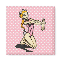 Tumbling Performance Refrigerator Magnet