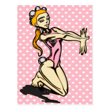 Tumbling Performance Post Card