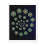 Tumbling Spiral Universe (cats) postcard