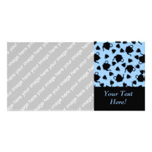 Tumbling Tea Party Personalized Photo Card