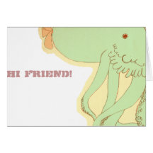 Tummy Time: Peter, "hi friend!" card