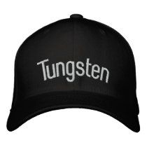 Tungsten Embroidered Baseball Caps