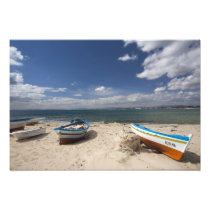 Tunisia, Cap Bon, Hammamet, fishing boats on