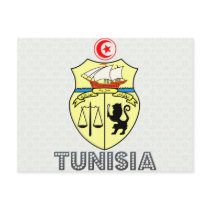 Tunisia Coat of Arms Post Card