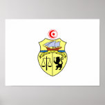 Tunisia Coat of Arms Poster