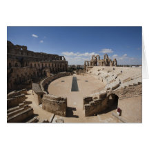 Tunisia, Tunisian Central Coast, El Jem, Roman 6 Card