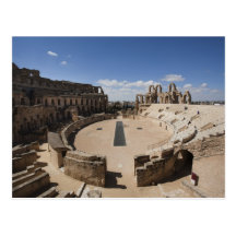 Tunisia, Tunisian Central Coast, El Jem, Roman 6 Postcards
