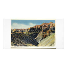 Tunnel Area Badlands of South Dakota Custom Photo Card
