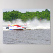 Tunnel boat spray Poster