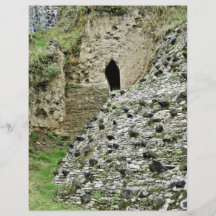 Tunnel To Pyramid Remains At Cholula Custom Flyer