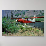 Turbine Beaver N754 Floatplane on Lake Poster
