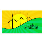Turbine business cards