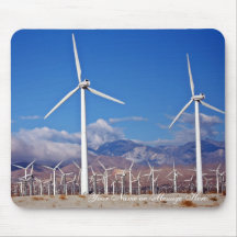 Turbines de vent tapis de souris