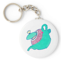 Turcoise Teapot Keychains