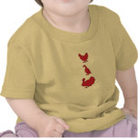 Turducken baby tee in red