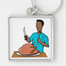Turkey Carving Keychains