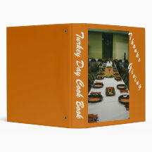 Turkey Day Cook Book Binder