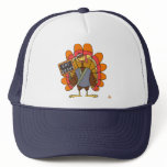 Turkey day Eat Sushi Mesh Hats