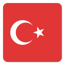 Turkey Flag Sticker