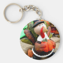 Turkey Gentleman Key Chains