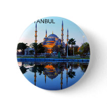 Turkey Istanbul Blue Mosque (St.K) Pinback Buttons